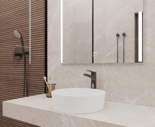 Керамогранит Laparet Wood Canarium Wenge Stripes structure matt carving рект. (60х120)